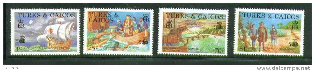 Turks And Caicos. Discovery Of America. MNH Set - Bahamas (1973-...)