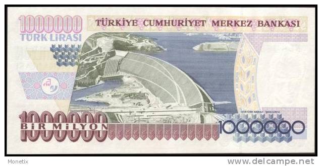 Turkey #209, 1.000.000 Lira, L.1970 (1995), UNC - Turquie