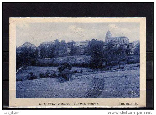 32 LA SAUVETAT (envs Fleurance) Vue Générale, Panoramique, Ed Breuilhs ERA, 194? - Autres & Non Classés