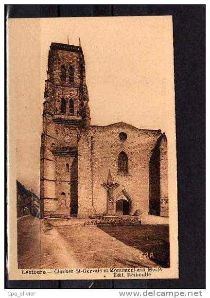 32 LECTOURE Eglise St Gervais, Clocher, Monument Aux Morts, Ed Reiboulle ERA, 194? - Lectoure