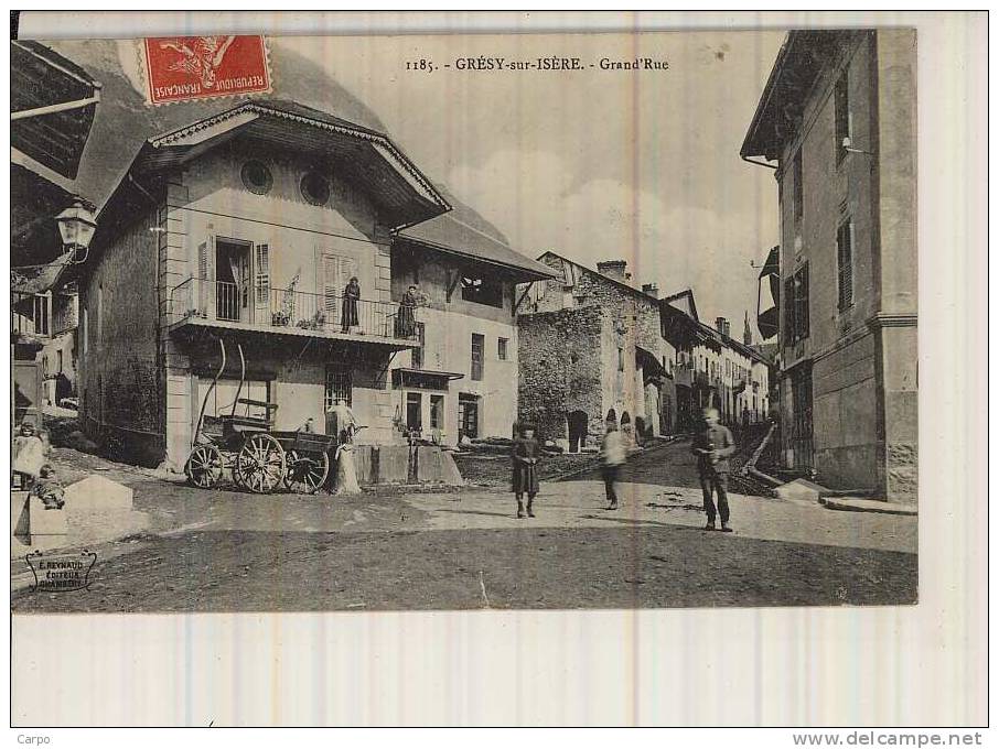 GRÉSY-SUR-ISÈRE. - Grand'Rue. - Gresy Sur Isere