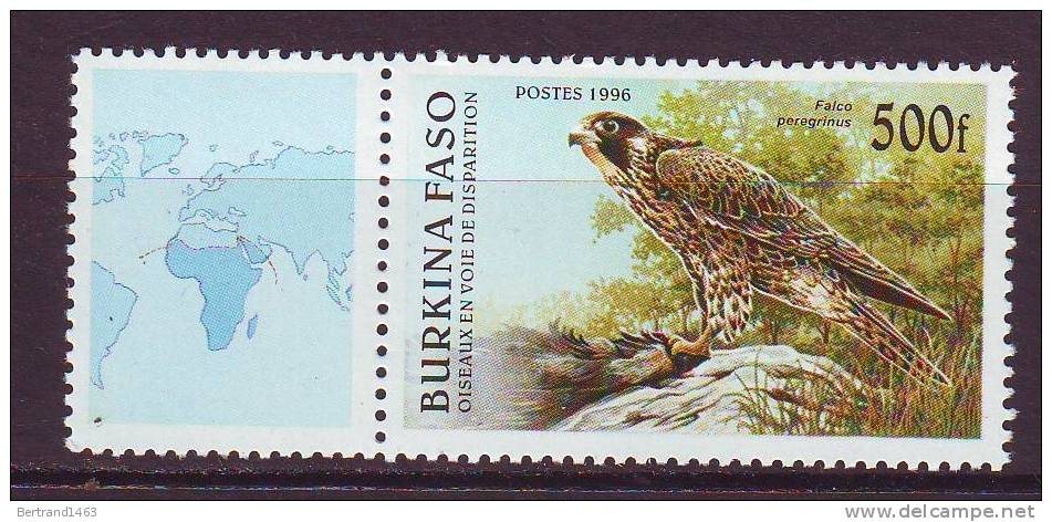BURKINA FASO 1996. YT N° 975**. Oiseaux En Voie De Disparition - Burkina Faso (1984-...)