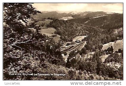 BLICK IN DAS MÜGLITZTAL BEI LAUENSTEIN IM ERZGEBIRGE - Lauenstein