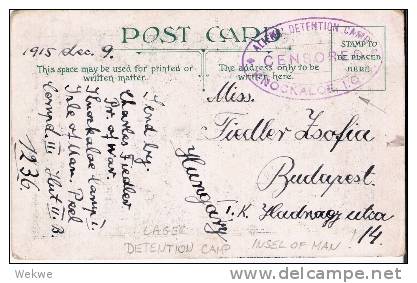 BI026/ Weihnacht (Christmas) 1915, I.o.M. P.o.W. Camp Knockaloe - Briefe U. Dokumente