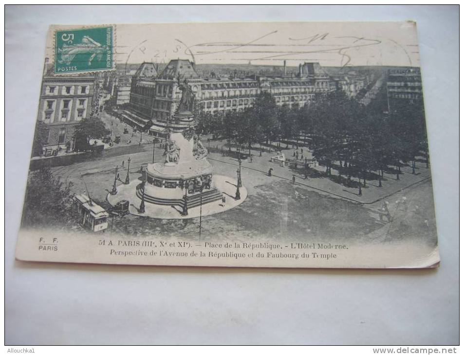 1914 - PARIS  -75 -SEINE - PARIS III- X- XI- EME  FAUBOURG DU TEMPLE - Arrondissement: 03