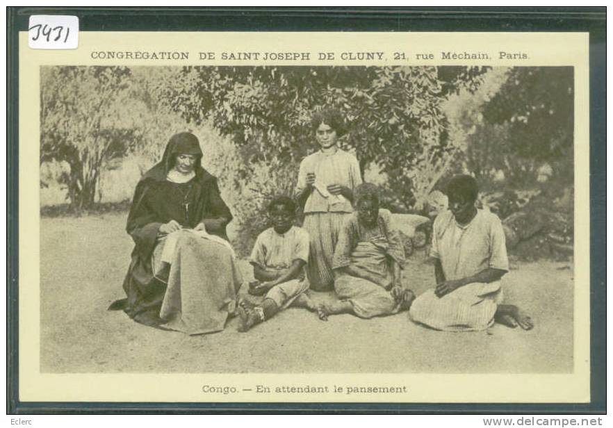 CONGO -  CONGREGATION DE SAINT JOSEPH DE CLUNY - TB - Congo Francese