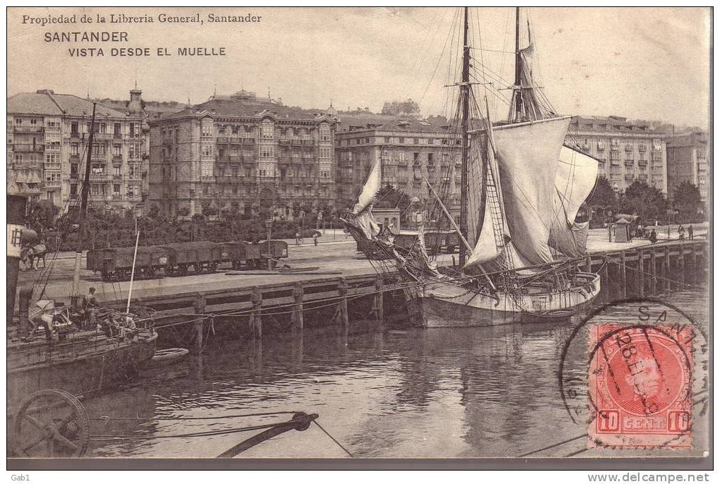 Espagne --- Santander --- Vista Desde El Muelle - Cantabria (Santander)