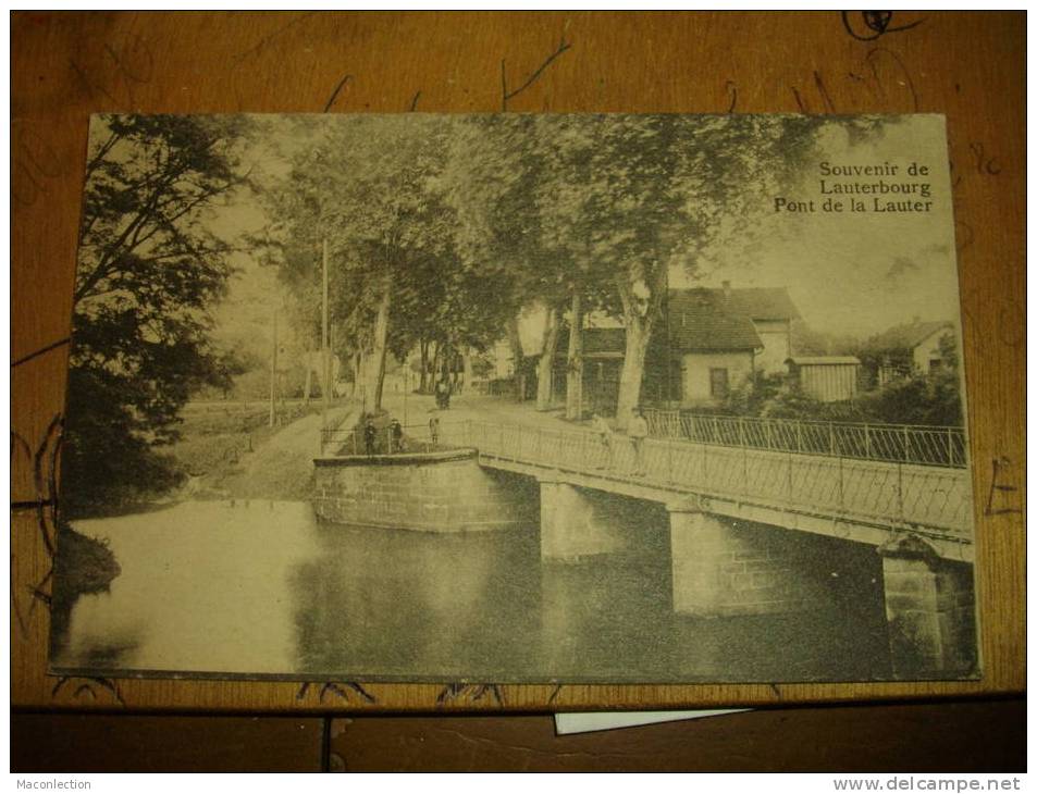 Lauterbourg Souvenir De .. Pont De Lauter - Lauterbourg