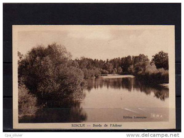 32 RISCLE Bords De L'Adour, Ed Lamarque ERA, 194? - Riscle