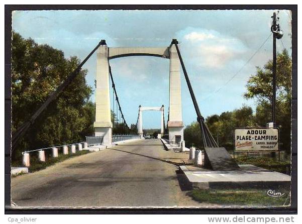 32 RISCLE Pont Sur L'Adour, Pont Suspendu, Ed CIM 8864, CPSM 10x15, 196? - Riscle