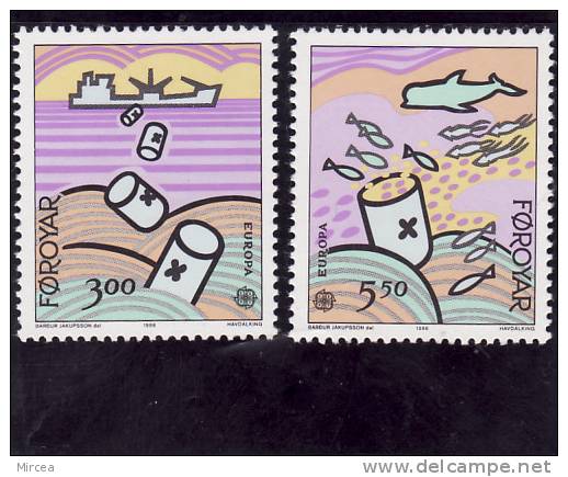 Faroe 1986 -  Yv.no.128/9  Neufs** - 1986