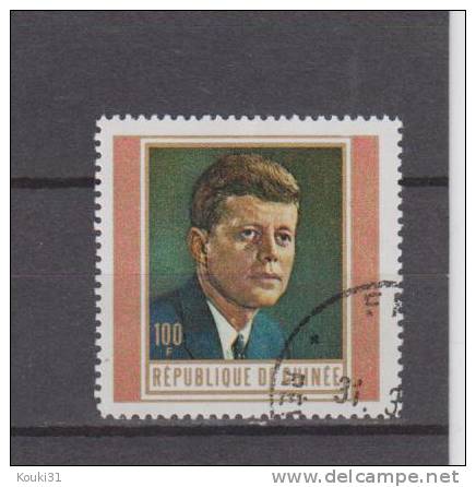 Guinée YT 372 Obl : Kennedy - Kennedy (John F.)