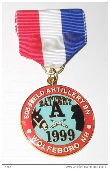 RADUNO REDUCI US ARMY 605th Field Artillery 2° GUERRA MONDIALE - MEDAGLIA RICORDO 1999 - Altri & Non Classificati