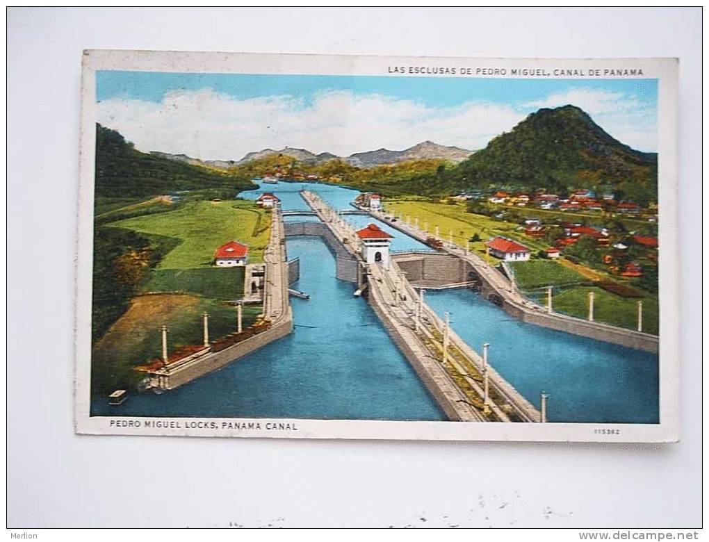 Panama - Las Esclusas De Pedro Miguel -Canal De Panama   Cca 1910-20´s     VF  -   D39937 - Panama