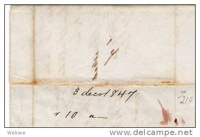 C-St002b/KANADA -    Cover, Halifax Paid  3 Dec. 1847, NY - Cartas & Documentos