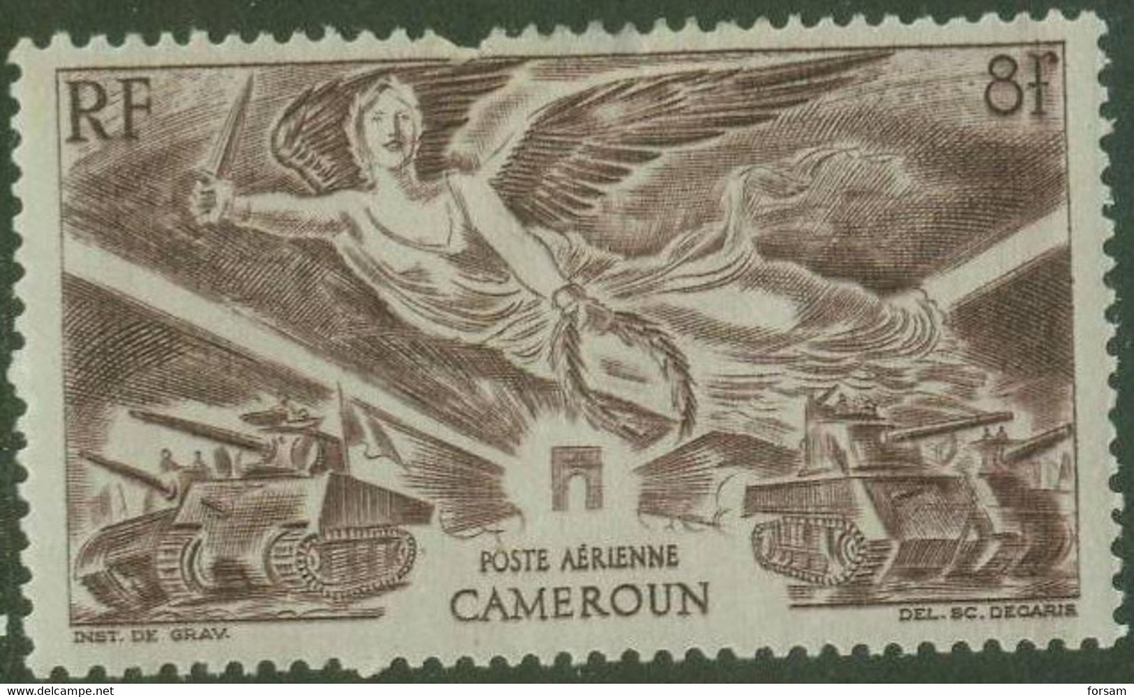 CAMEROON..1946..Michel # 289...MLH. - Unused Stamps