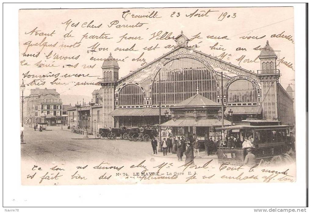 76 LE HAVRE    AUTOBUS N°3 à La GARE - Cap De La Hève