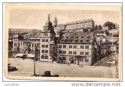 RUDOLSTADT . THÜR . MARKTPLATZ MIT SCHLOSS...... - Rudolstadt