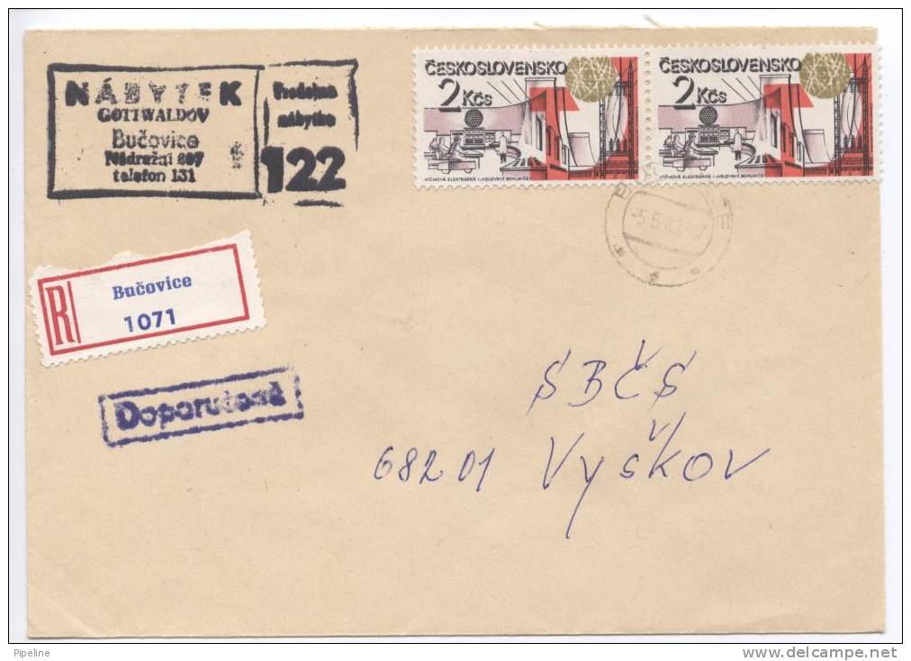 Czechoslovakia Registered Cover 5-5-1982 - Covers & Documents