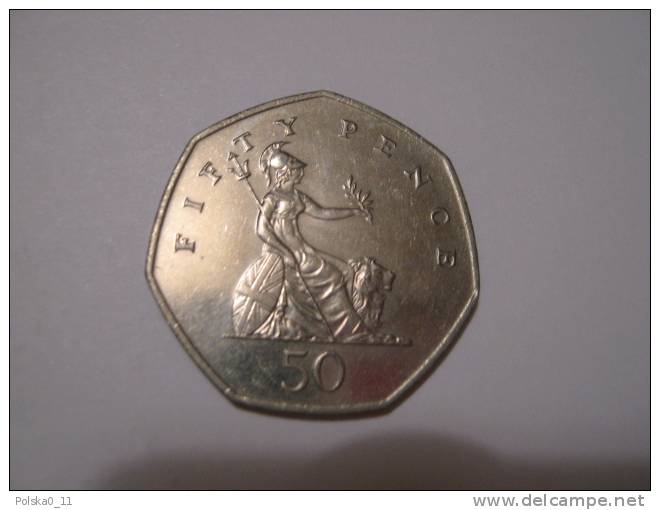 MONAIE  PIECE  ANGLETERRE - 50 Pence