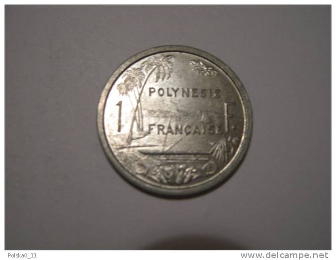 MONAIE  PIECE  POLYNESIE FRANCAISE 1 FRANC 1965 - Polynésie Française