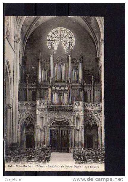 42 MONTBRISON Eglise Notre Dame, Intérieur, Orgues, Ed Catala 118, 192? - Montbrison