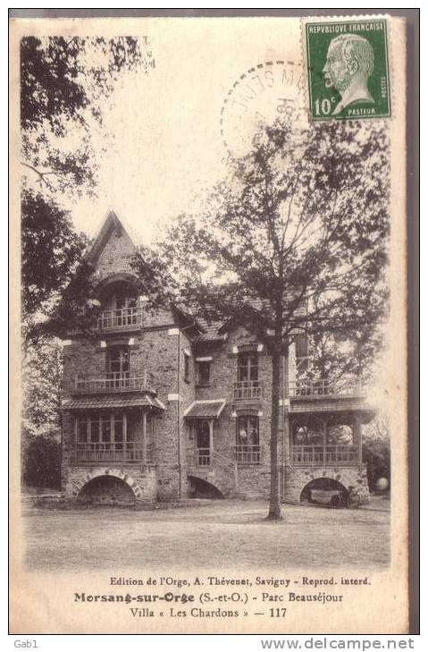 91 --- Morsang - Sur - Orge --- Parc Beausejour --- Villa " Les Chardons " - Morsang Sur Orge