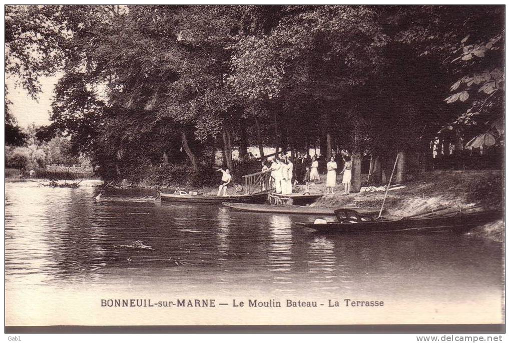 94 --- Bonneuil - Sur - Marne --- Le Moulin Bateau --- La Terrasse - Bonneuil Sur Marne