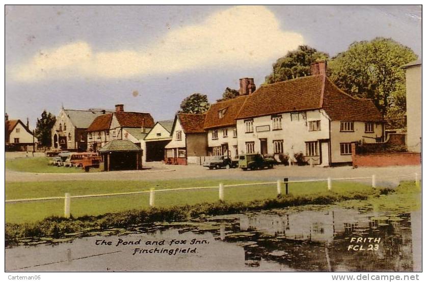 Angleterre - The Pond And Fox Inn Finchingfield - Otros & Sin Clasificación