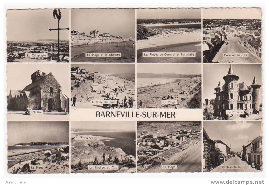 Barneville-sur-mer (Manche) Multivues 1958 - Barneville