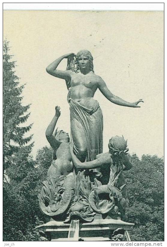 Schweiz/Suisse: AK St.Gallen Broderbrunnen, 1904, 3 Scans - St. Gallen