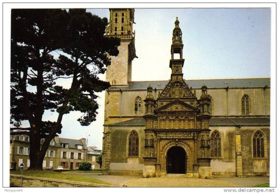 CPM De Landerneau   L Eglise Saint Houardon Le Porche - Landerneau