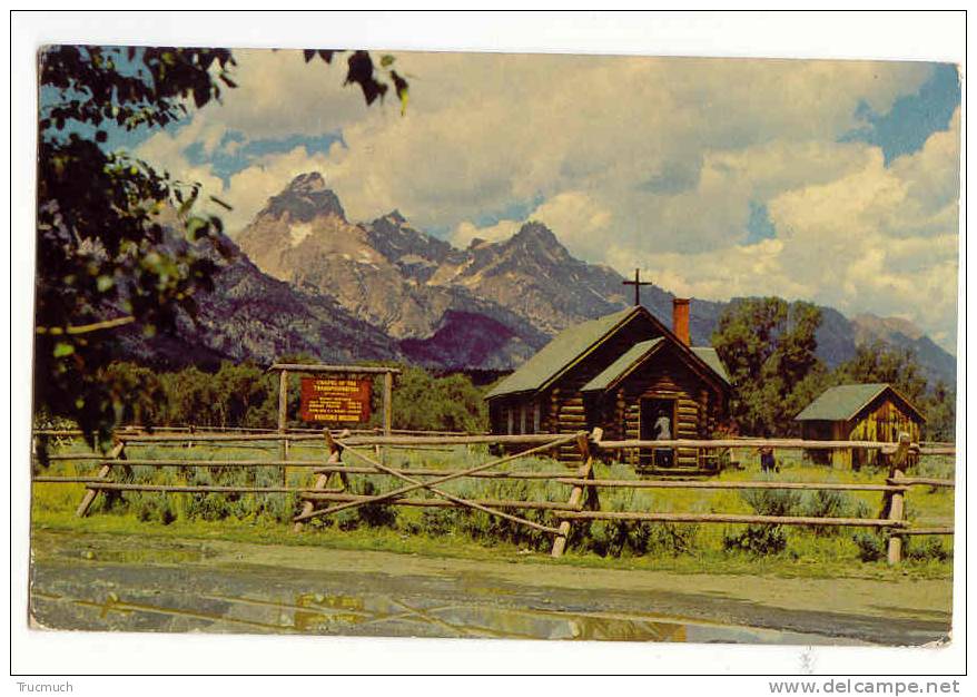 M1675 -  Church Of The Transfiguration - Located Beneath The Tetons At Moose In Grand Teton National Park - Otros & Sin Clasificación