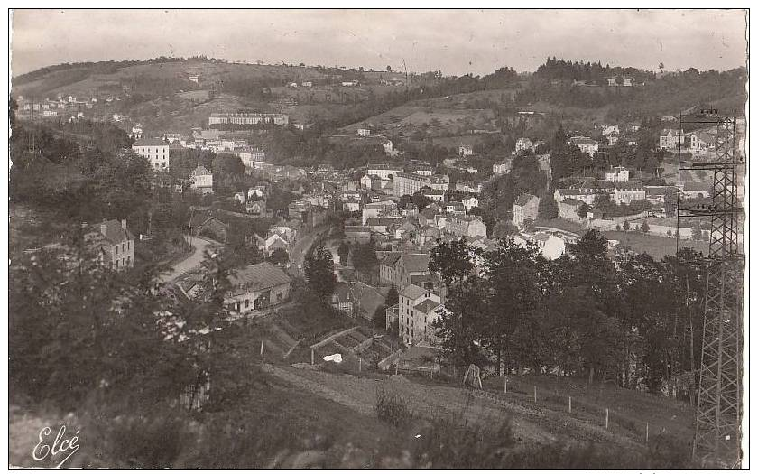 19 TULLE BELLE CPSM LA VILLE ET SES COLLINES EN 1954 - Tulle