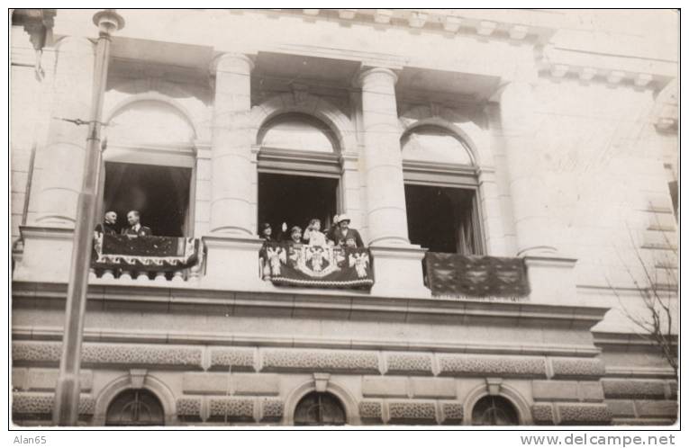 Beograd Yugoslavia Royal Family(?) 1934 Real Photo Vintage Postcard - Royal Families