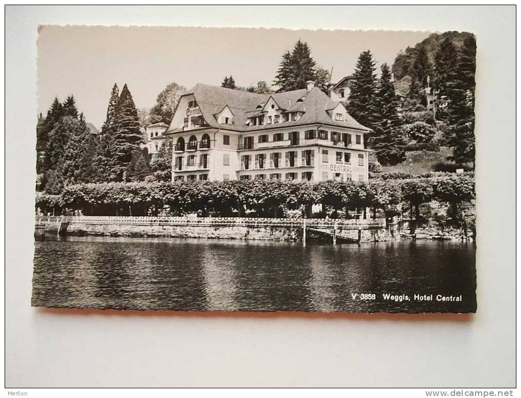 Weggis - Hotel Central   -cca 1940-50´s VF    -  D40430 - Weggis