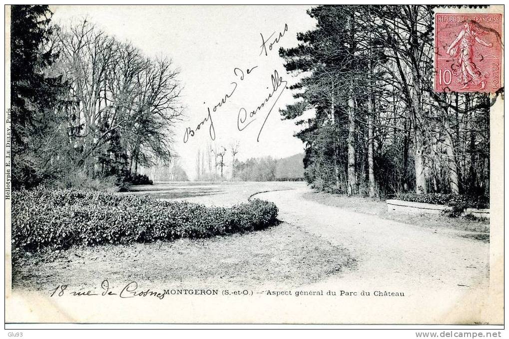 CPA - Montgeron (91) - Aspect Général Du Parc Du Château - Montgeron