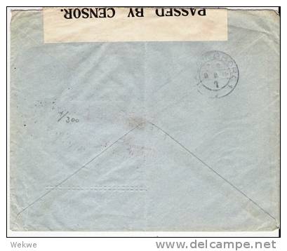 Bd001a/ BRIT. LEVANT -  Brief,  GEORGE V 1919, Constantinople, Brit. Zensur (Stamboul To Helsingborg) - Levante Britannico
