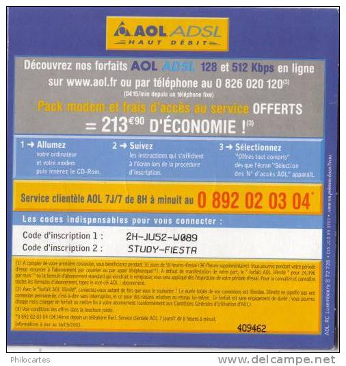 Kit De Connexion  -   AOL  8 - Kit De Conección A Internet