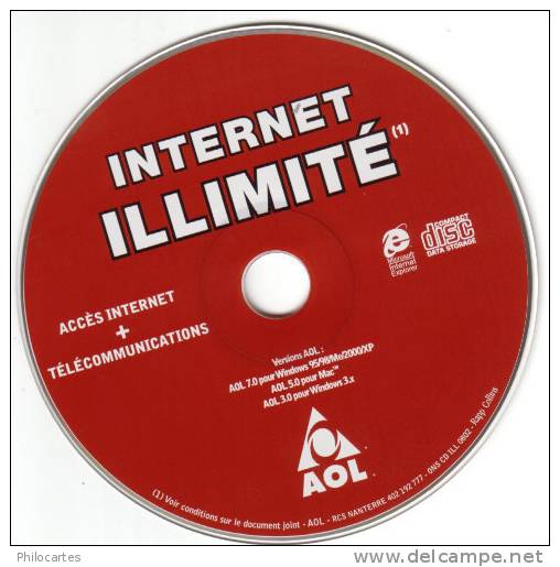 Kit De Connexion  -   AOL   3 à 7 - Kit Di Connessione A  Internet