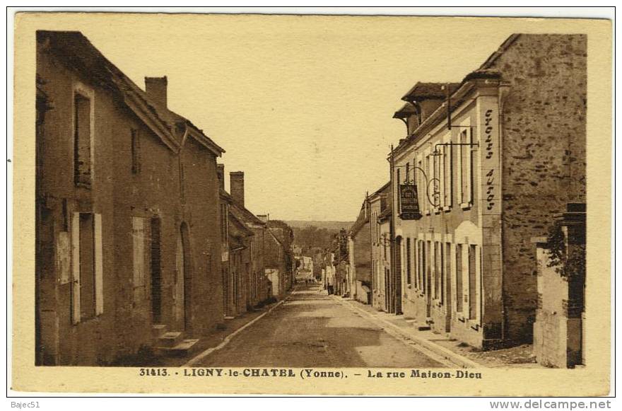 1 Cpsm Ligny Le Chatel - Ligny Le Chatel