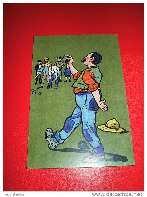 CPM-THEME SPORT-BOULE-LA FRANCE D´ANTAN-LA BOULOMANIE-REPRODUCTION DE LA CARTE POSTALE ILLUSTREE.1900 - Petanque