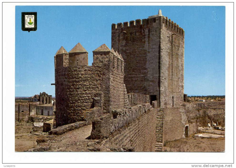 Portugal Cor 3058 – ALENTEJO - MOURA - CASTELO CASTLE CHATEAU CASTILLO - Beja