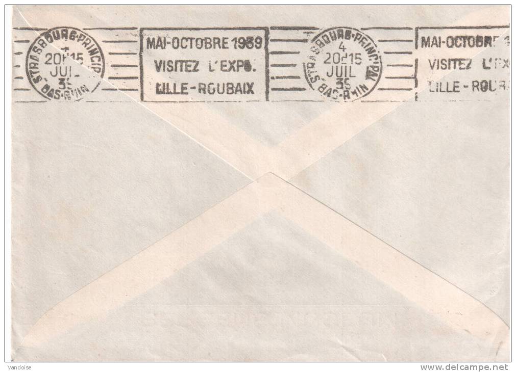 NORVEGE LETTRE  DE 1939 POUR LA FRANCE - Storia Postale