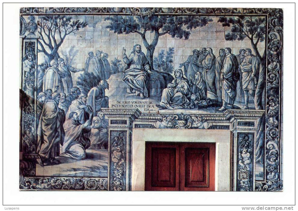 Portugal Cor 3086 – ÉVORA - IGREJA DA MISERICÓRDIA. PAINEL DE AZULEJO 1716 REPRESENTANDO A 2ª OBRA DA MISERICORDIA ESPIR - Evora