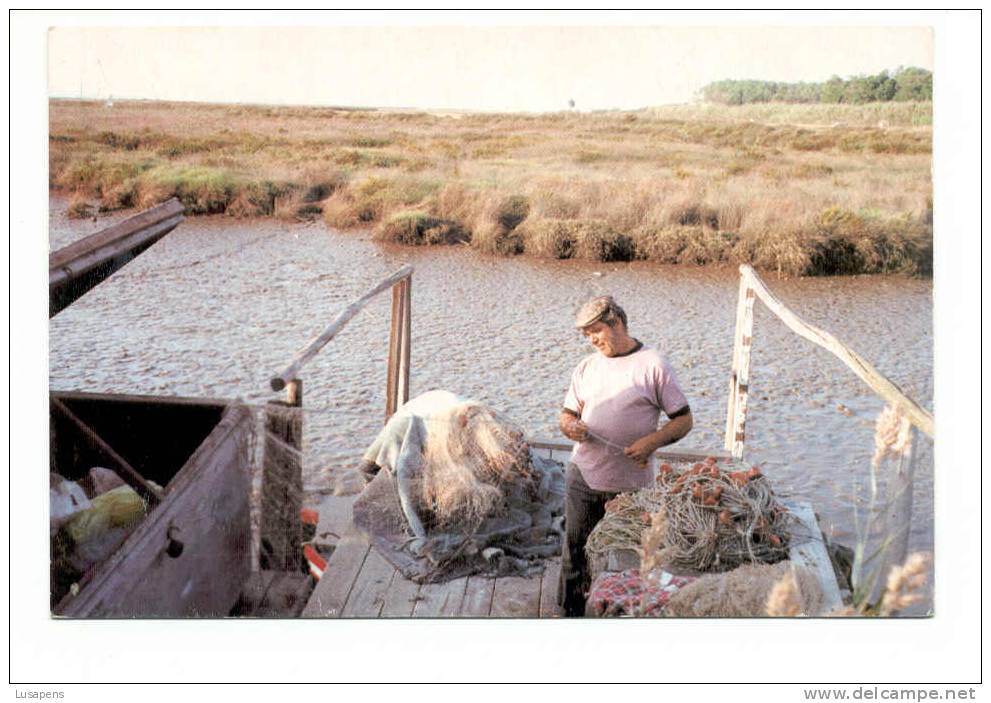 Portugal Cor 3089 – ALCACER DO SAL - COMPORTA PESCA PESCADOR - Beja