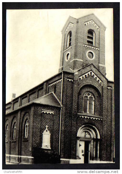 ZELDZAME PERSFOTO " VLIERMAALROOT Kerk " 12.5 X 8.5 - Kortessem