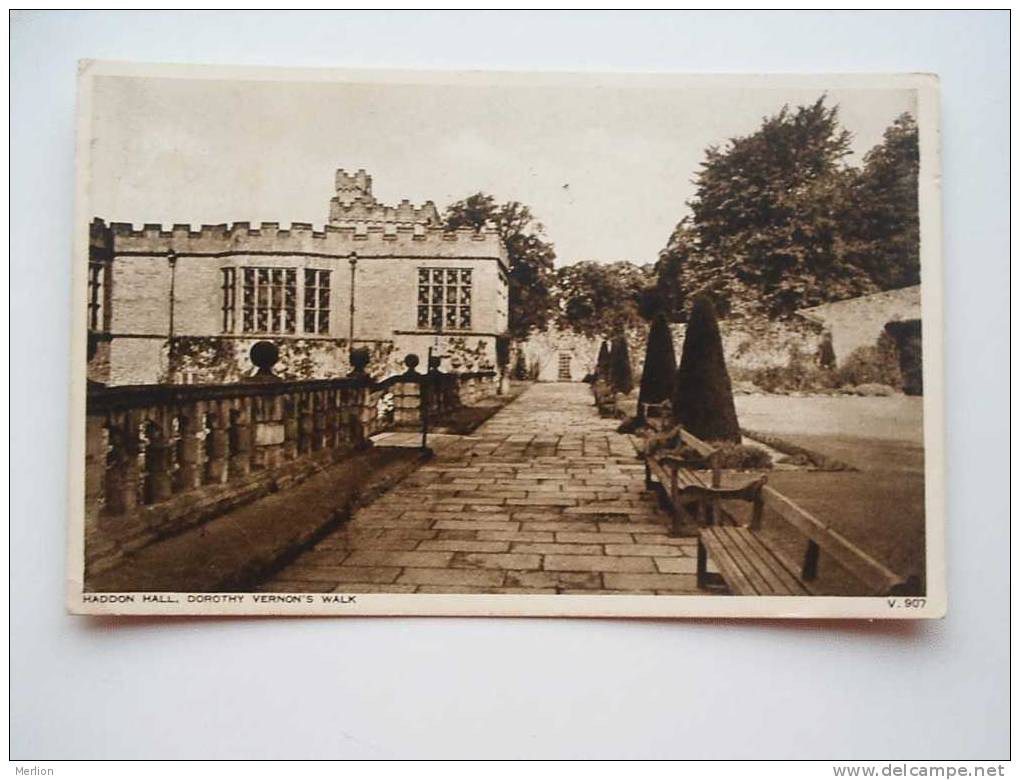 Haddon Hall - Dorothy Vernon's Walk  Cca 1930´s  F - D40591 - Derbyshire