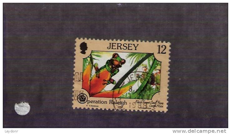 Jersey - Operation Raleigh - Rain Forest Leaf Frog Costa Rica - Scott # 461 - Grenouilles