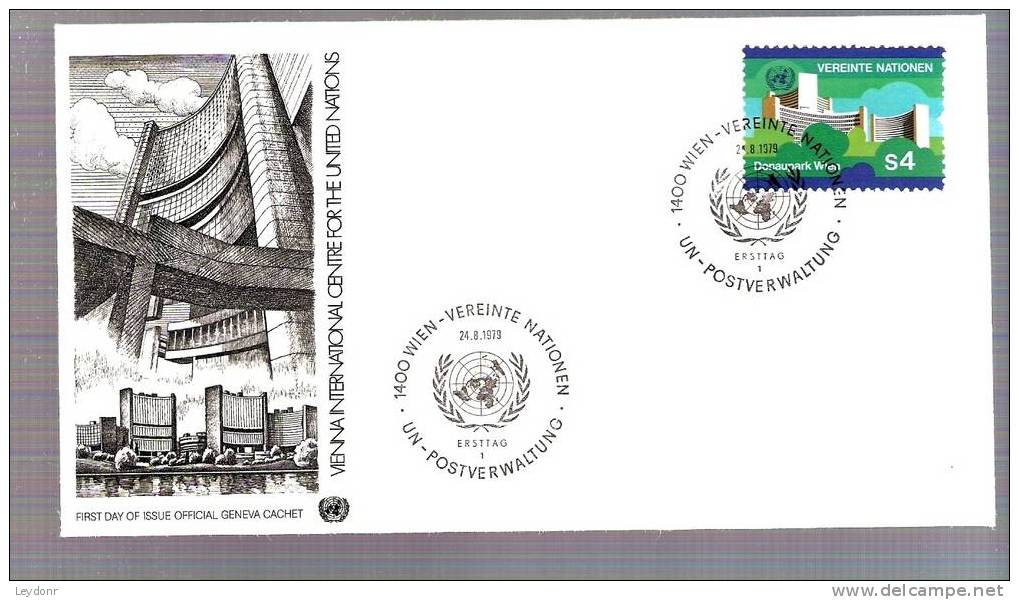 FDC United Nations Vienna, Austria - Scott # 3 - Other & Unclassified